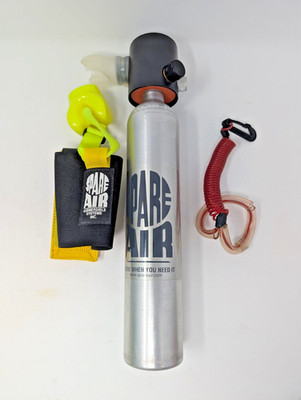 SSI Spare Air 3000 PSI 3.0 Cu. ft. Scuba Dive Tank + Accessories
