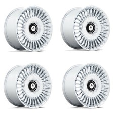 Set 4 Asanti Black Abl-40 Tiara 20x9 5x115 5x120 Chrome Wheels 20 15mm Rims