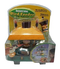 Backyard Safari Bird Feeder Tiki Takeout NIP Sealed One-Way Glass Motion Sensor