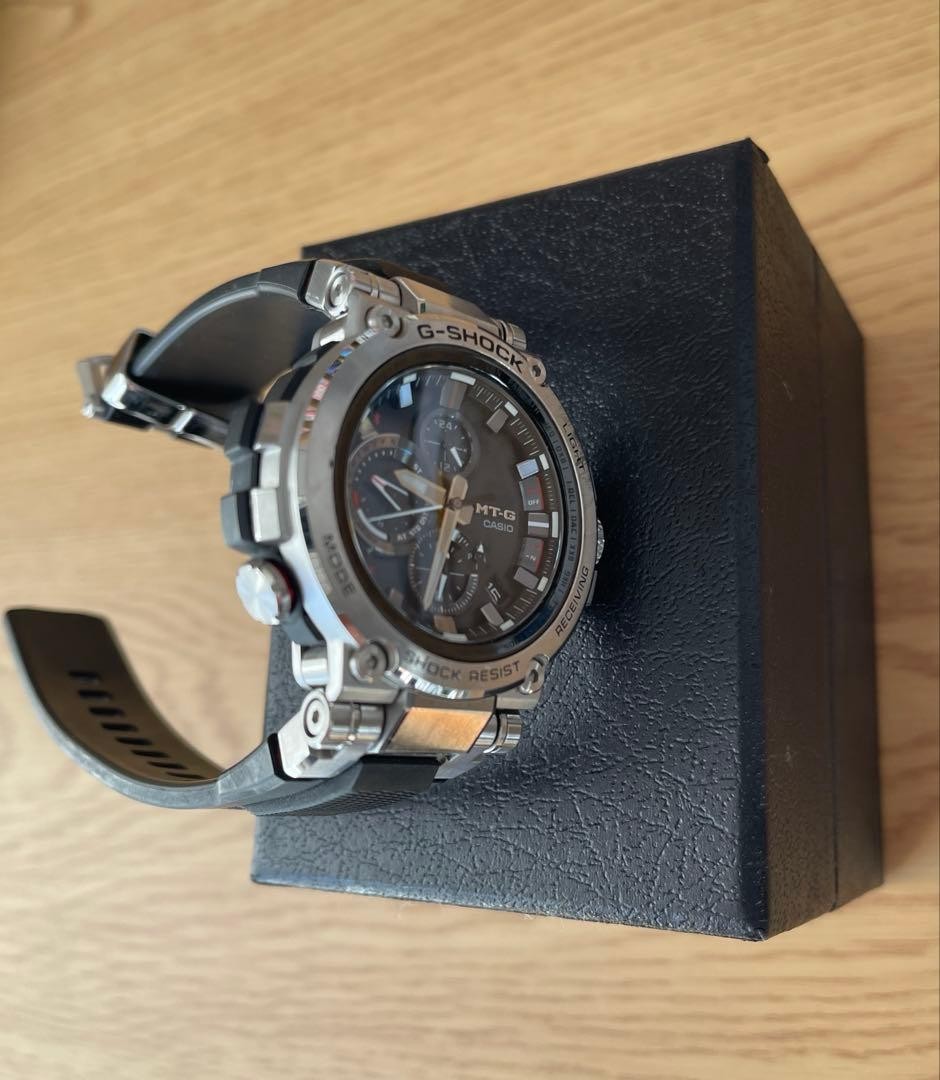 Casio G-Shock MTG-B1000-1AJF Bluetooth Radio Solar Men's Watch Box Used image 6