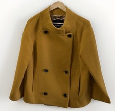 Womens J Crew Double Cloth Italian Double Breasted Blazer Jacket Sz 4 Wool Blend