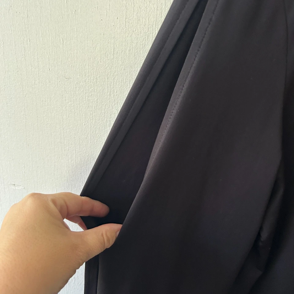 White House Black Market Top Womens Large Long Sleeve Blouse Tie Neck Witchy - Image 2 of 4