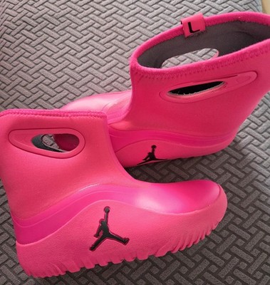 Jordan Kids' Preschool Lil Drip Boots Rain Shoes Pink Size 12C