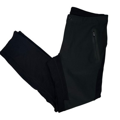 Lululemon Surge Hybrid Reflective Pants Mens 34x30 Black Running Hiking Zip Hem