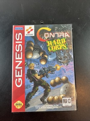 Contra Hard Corps Sega Genesis 1993 CIB 