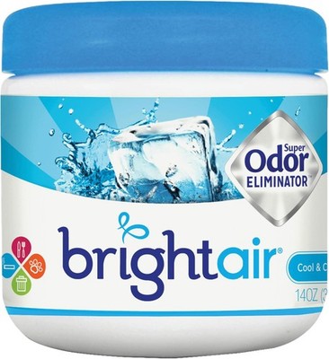 Bright Air 900090 Solid Air Freshener and Odor Eliminator, Cool and Clean Scent,