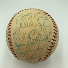 Roger Clemens Pre Rookie 1983 New Britain Red Sox Team Signed Baseball JSA COA