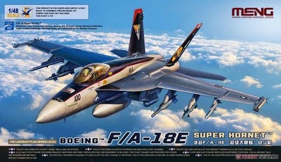 Meng Model #S-012 1/48 Scale Boeing F/A-18E Super Hornet Plastic Model Kit