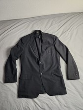 Vintage Brooks Brothers Wool Suit Jacket Mens Size 42 Black Preppy USA NEW