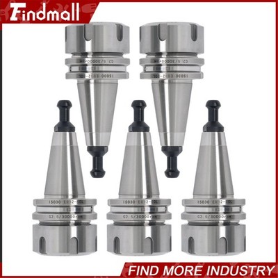 Findmall 5 Piece ISO30-ER32 Tool Holder Set 30k RPM G2.5 Balanced