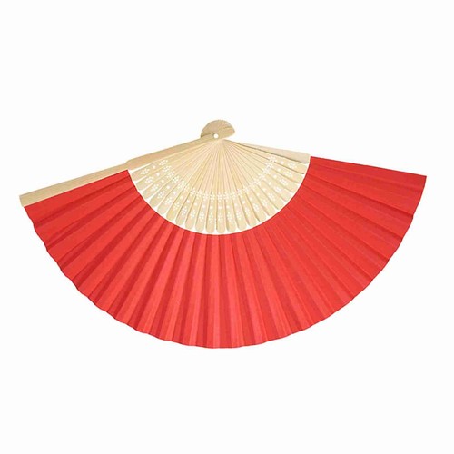 (Red Color)Chinese Folding Bamboo Ribs Fan DIY Blank Paper Fan Wedding . - Picture 18 of 23