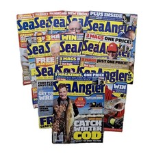 Sea Angler Magazine - Complete Year 2010 of Magazines Thirteen(13) Back Copies