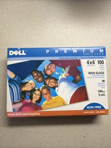 Dell Premium Photo Paper - 100 Sheets, High Gloss, 4 x 6, 90 Brightness