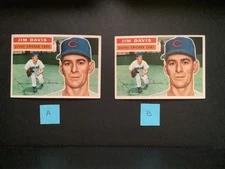 1956 Topps Baseball #102-142 Good to Excellent Condition Pick Em