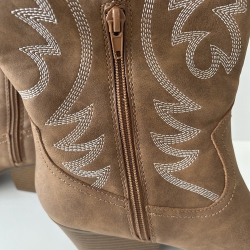 Indigo Rd Cowboy Boots Women's Size 9 Western Faux Suede Embroidered - Picture 4 of 15