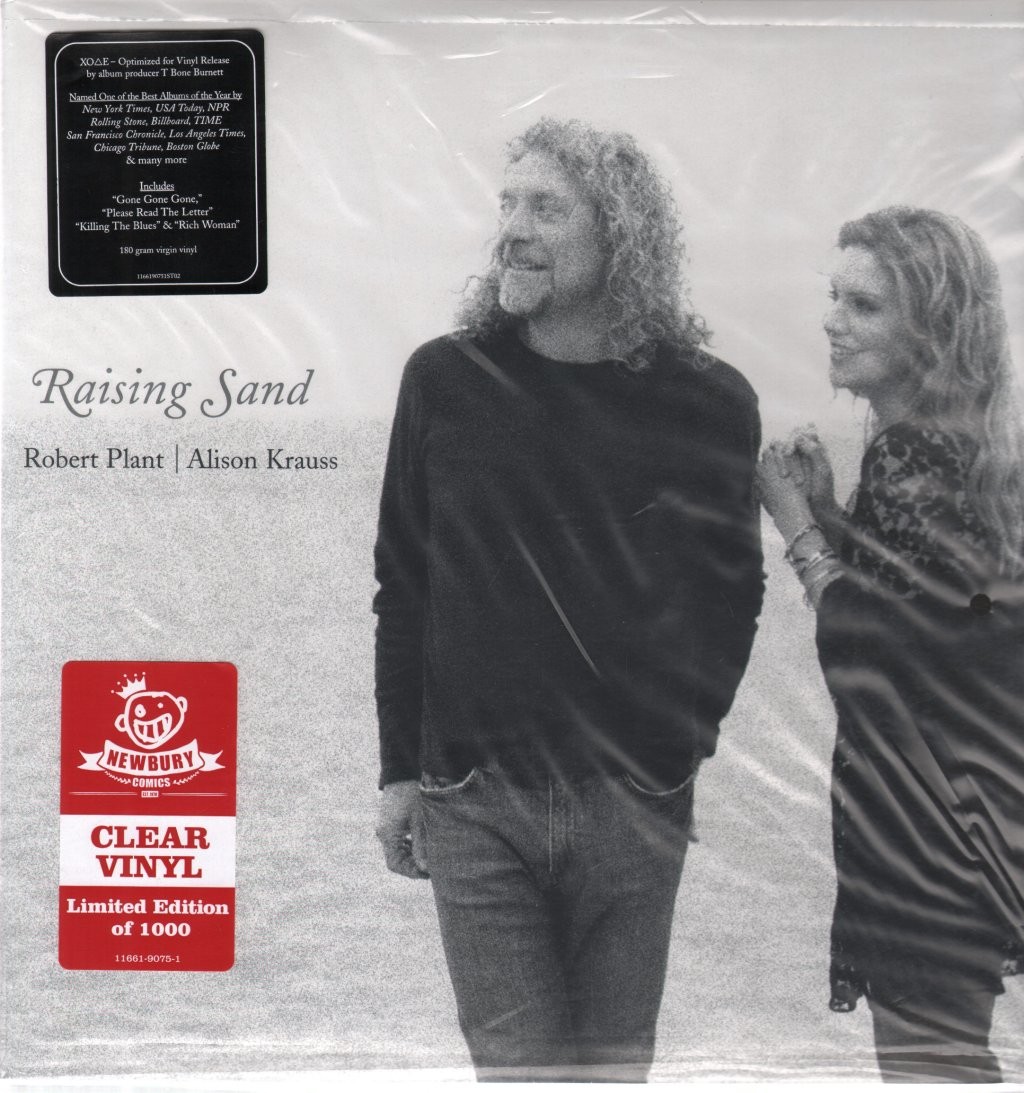 Robert Plant and Alison Krauss Raising Sand double LP vinyl USA Rounder 2015