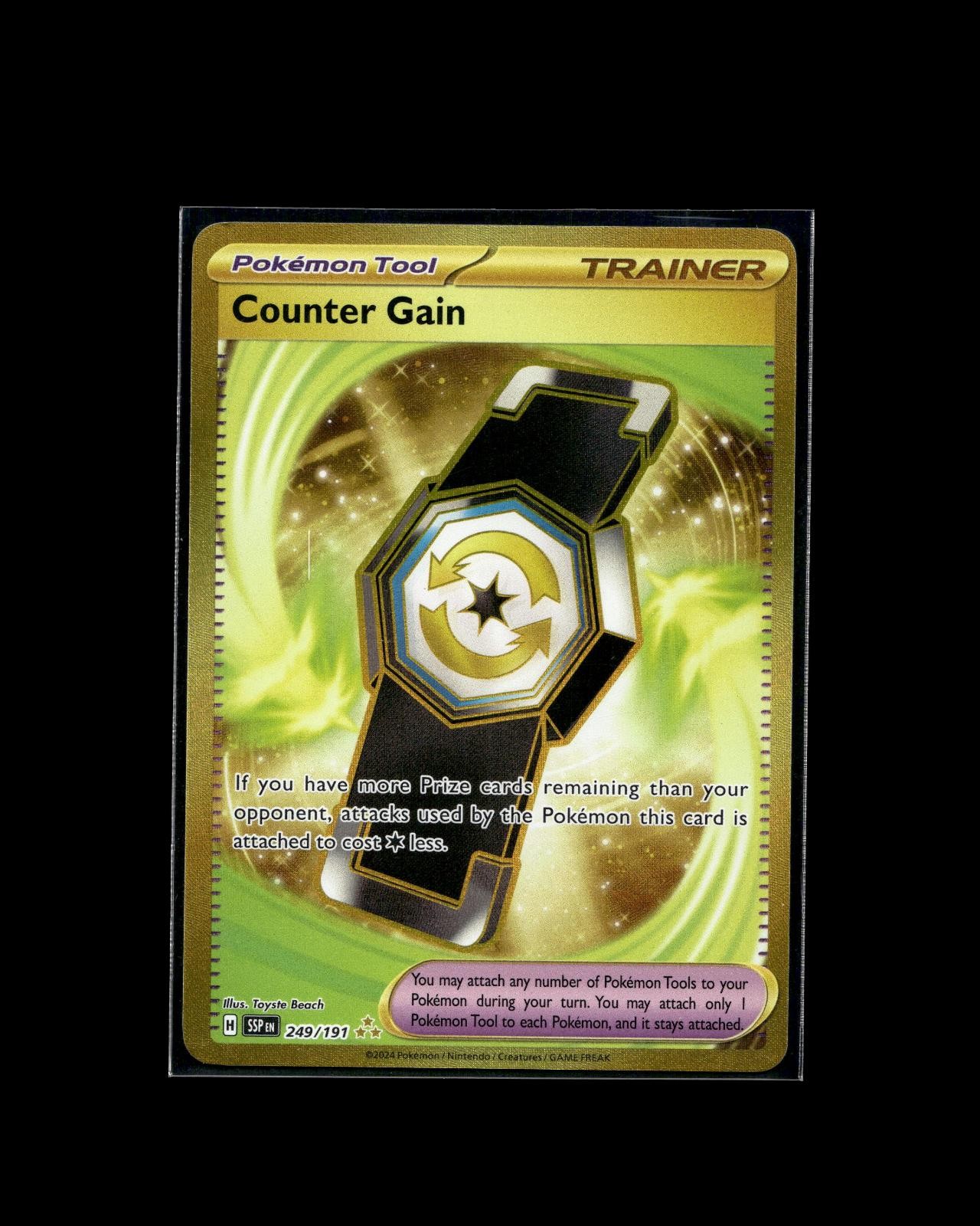 Counter Gain 249/191 HR Surging Sparks Pokemon 2024 EN NM
