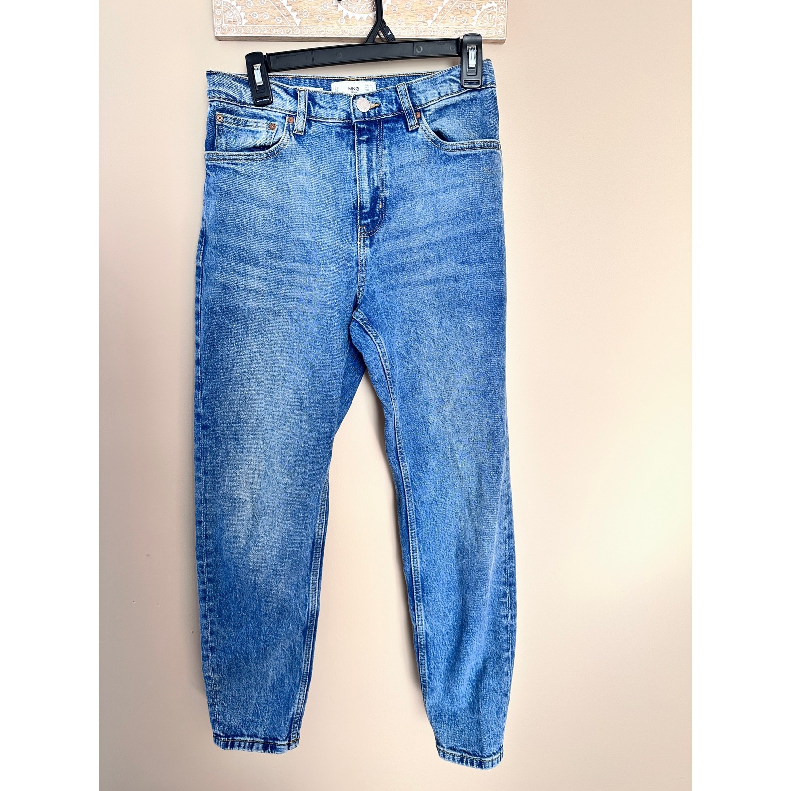 MNG Mango Denim Mom Jeans Womens  thumbnail 2