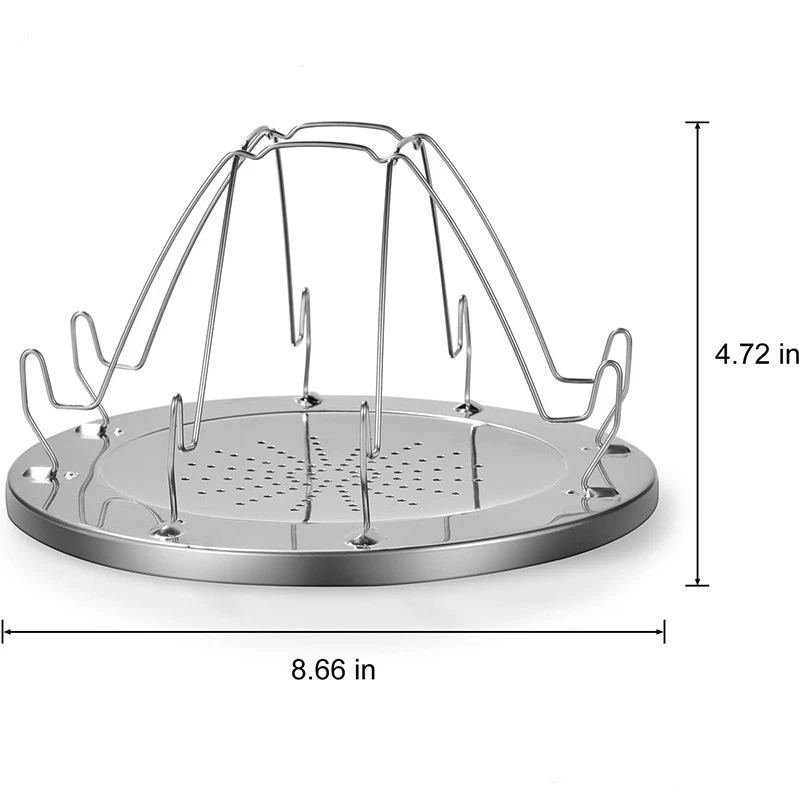 Folding Camp Stove Toaster Stainless Steel Camping Toaster for 4 Slices of Bread - Image 3 of 4