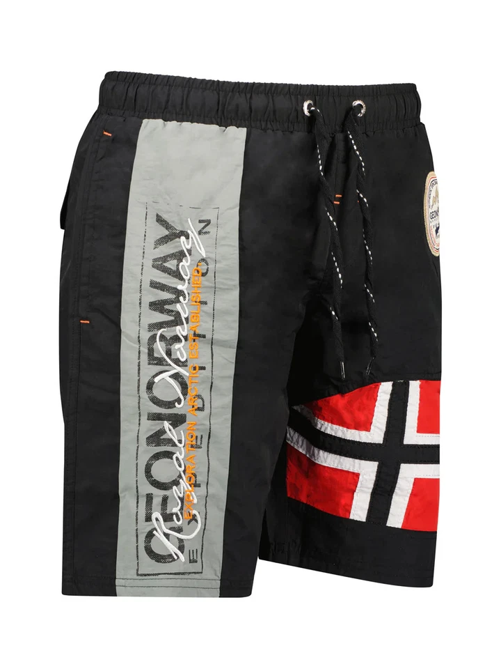 Geographical Norway Bermuda Seaside Pool Short Schwarzer Mann - Bild 2 von 2