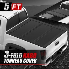Low Profile Hard Tri Fold Tonneau Cover For 16-23 Toyota Tacoma 5 Short Bed Low Profile Hard Tri Fold Tonneau Cover For 16-23 Toyota Tacoma 5 Short Bed