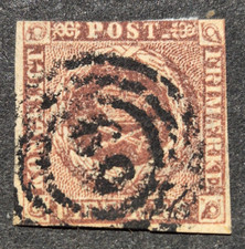 DANEMARK / YVERT N° 2 OBLITERE / USED / COTE 60€