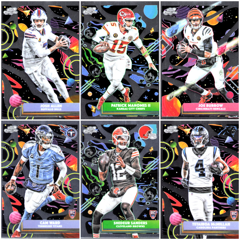 2025 Topps Chrome Cosmic NFL Base | Complete Your Set | Buy More & Save