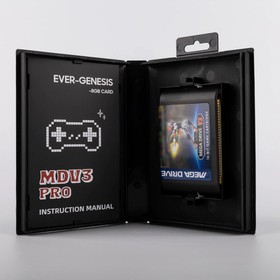 3000 in 1 V3 Pro Game Cartridge with Manual for SEGA Genesis Mega Drive 16 Bit
