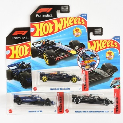 2025 Hot Wheels Formula 1 Oracle Red Bull + Williams Racing + Mercedes Petronas
