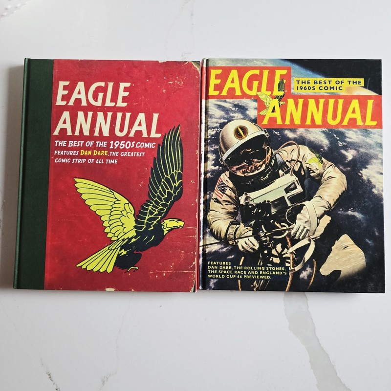 2x Lot - EAGLE ANNUAL : Best of the 1950s & 1960s Comics Hardcover - ft Dan Dare