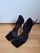 Zara: Sandalen High Heels (Größe 40, Schwarz)