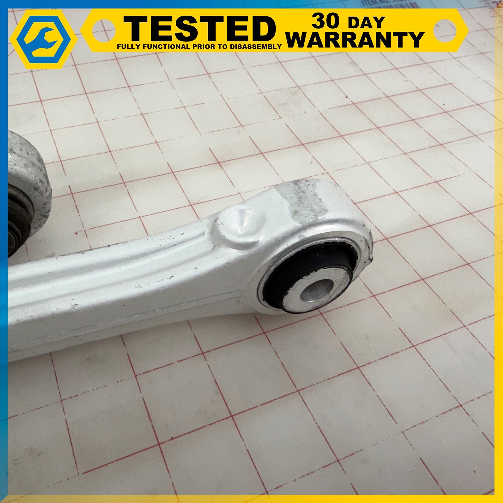 14-24 MASERATI GHIBLI REAR LEFT DRIVER SIDE UPPER LOWER CONTROL ARM SET OEM