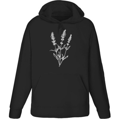 Hoodie / Kapuzenpullover ''Simple Lavender Plant'' für Erwachsene (HO048908)