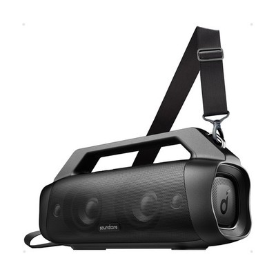 soundcore Anker Motion Boom Plus Bluetooth Lautsprecher, Tragbar Regular, Schwarz