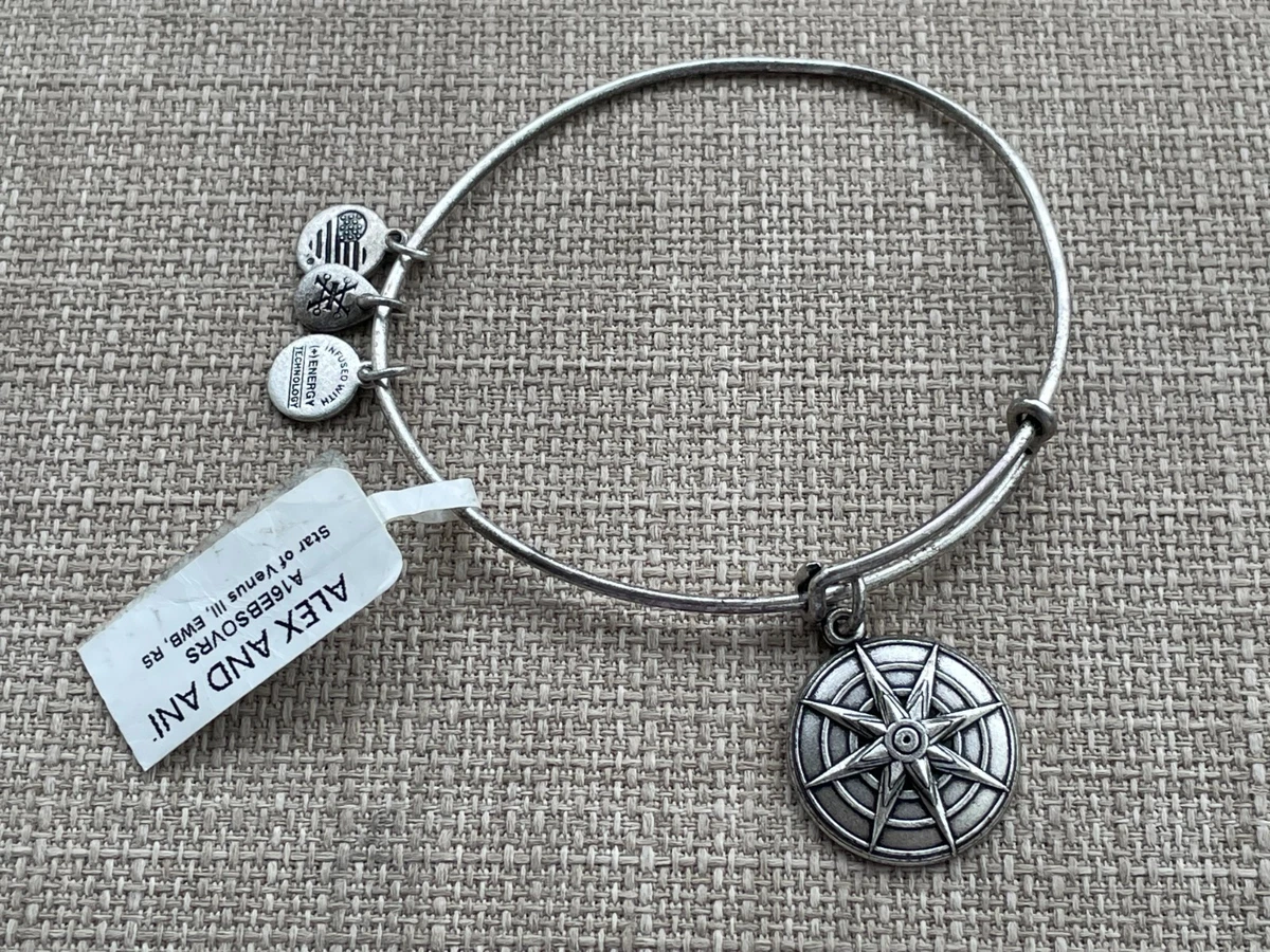 Alex And Ani Bracelet STAR of VENUS LOVE BEAUTY INSPIRATION Wrist Band Silver To
