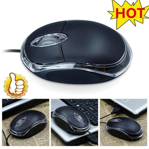 Wired Usb Optical Mouse For Pc Laptop Computer Scroll Wheels For Laptop Desktop - Afbeelding 1 van 12