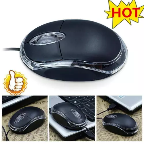 Wired Usb Optical Mouse For Pc Laptop Computer Scroll Wheels For Laptop Desktop