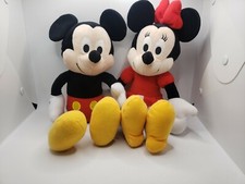 Mickey  Minnie Mouse Disney 90 Years Kohls Cares 14" Plush Set of 2