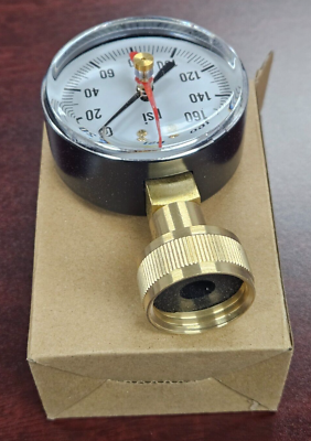 #ad #ad 2.5quot; Pressure Gauge For Water Pressure Testing Tester Test Garden Hose Gage 160 $16.67