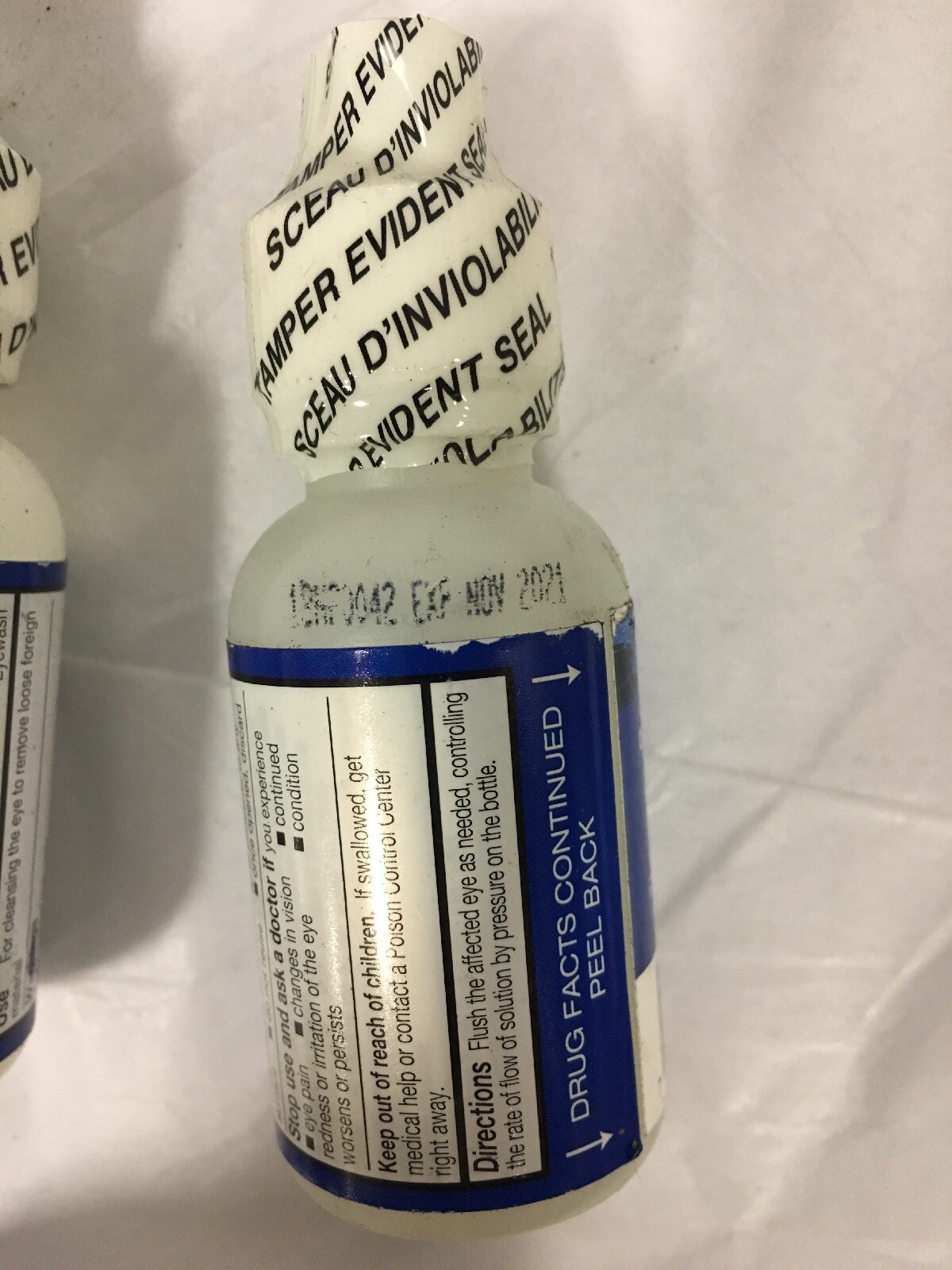 Physicians Care 6 PACK K 708 EXP 11/2021 Solution Eyewash 1 Fl Oz. Per