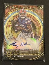 2023 Bowman U Inception Colts Anthony Richardson RC SP Gold Rookie Auto #d 17/50