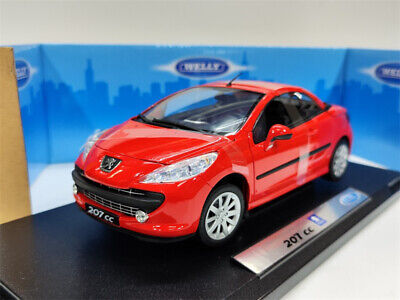 for WELLY for PEUGEOT for 207CC 1/18 Truck Pre-built Model for WELLY for PEUGEOT for 207CC 1/18 Truck Pre-built Model