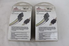 2 New Husky Towing 30428 4-way Flat Tail Light Convertor 72 Wire 2.1amp 254g