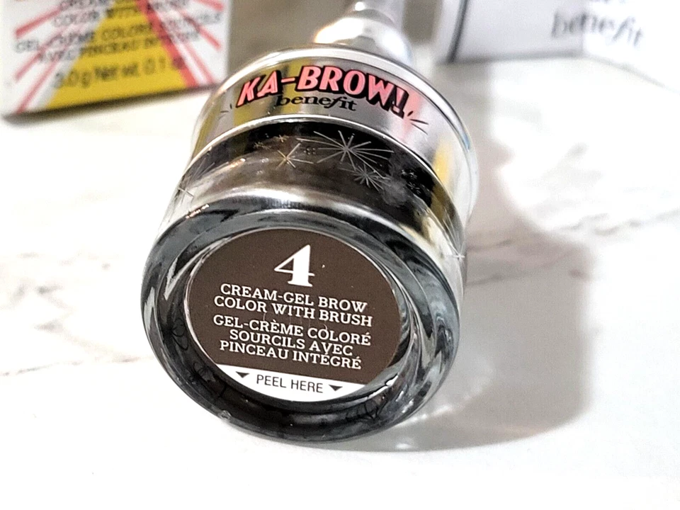 BENEFIT Ka-Brow Cream Gel Brow Color # 4 medium ~ full size NIB - Image 2 of 2