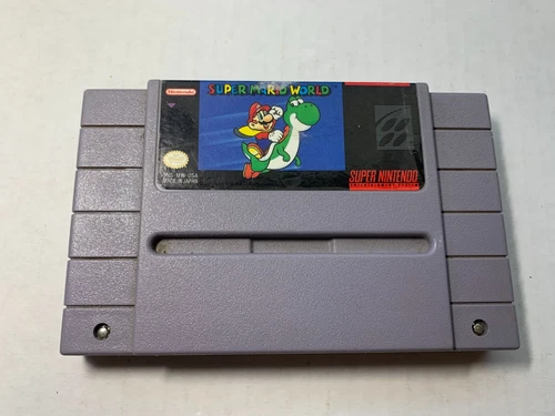 Super Mario World (SNES) Nintendo Cart Only Tested Authentic