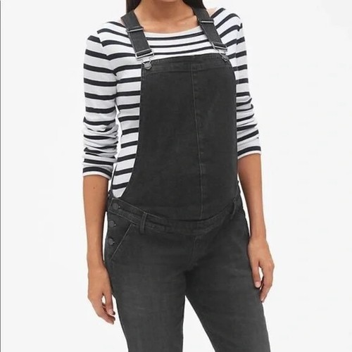 NWT~GAP Maternity Denim Overalls True 
