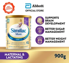 2x ABBOTT Similac Mom Milk Powder DHA 900g