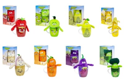 Goodness Gang Obst Gemüse große Tasse und passendes Plüschfigur Auswahl