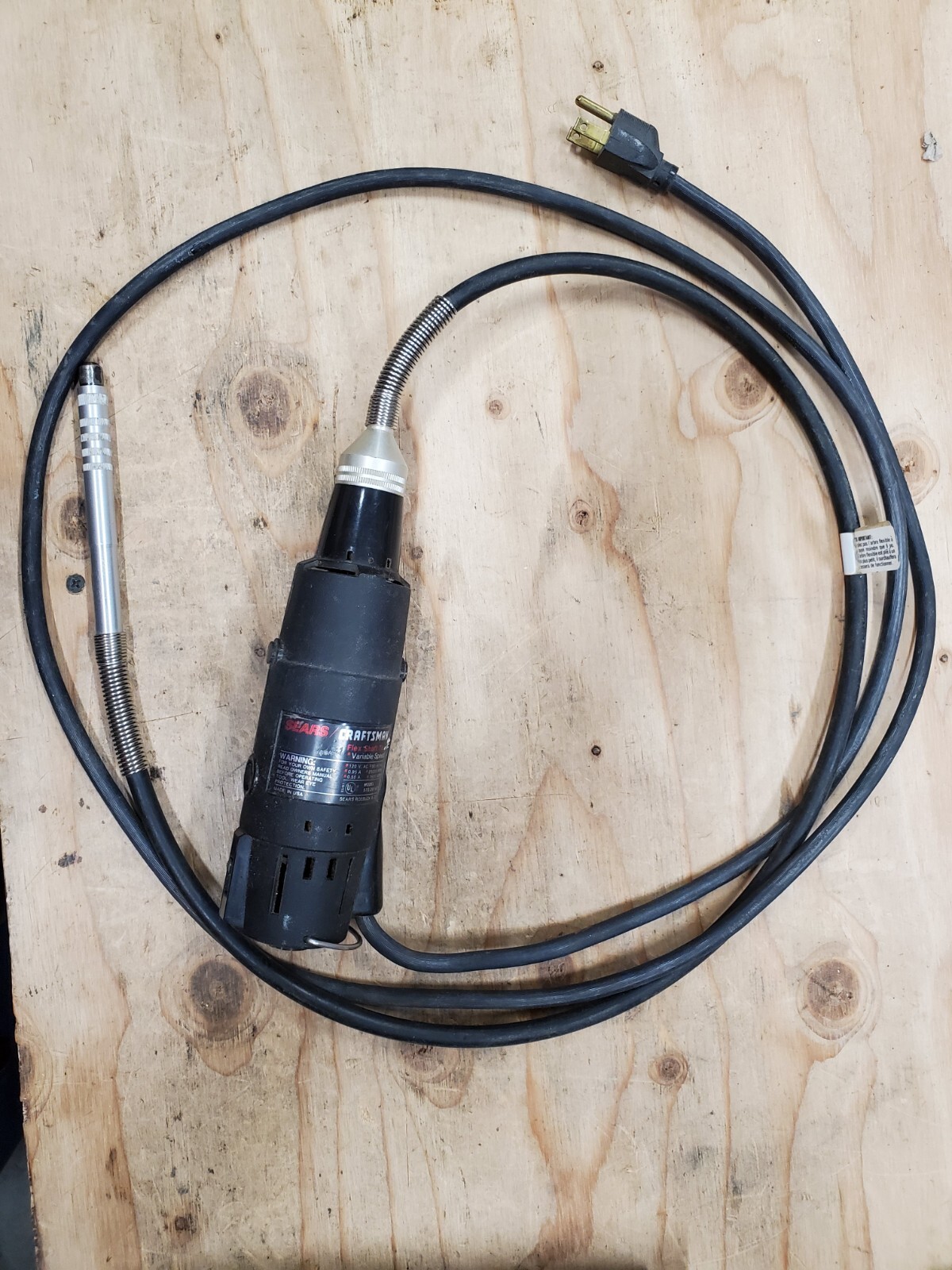 Sears Craftsman Flexible Shaft Rotary Tool Variable Speed 25,000 rpm 572.251471 eBay