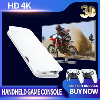 M15 40000+4K HDMI TV Video Game Stick Retro Gaming Console 2 Wireless Controller